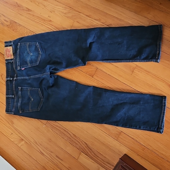 Levi's 511 38x30 Straight Leg Jeans, Dark Blue Wash Denim - Picture 9 of 10